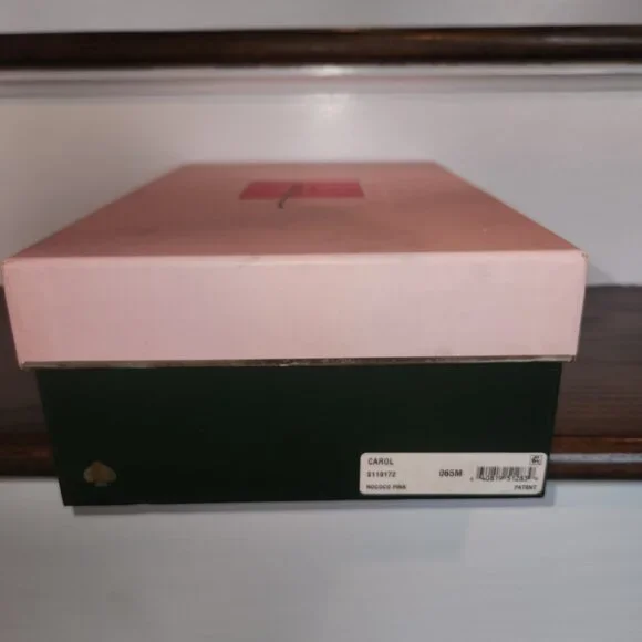 Kate Spade Pink Thong Sandals Slides Pink Patent Leather NEW Size 6.5 - Picture 4 of 4